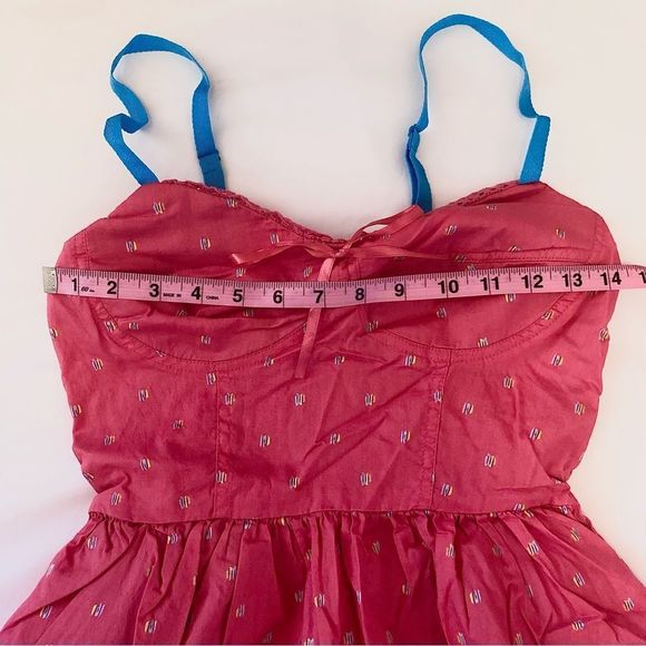 Mossimo Printed Red Dress - Picture 3 of 6